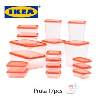 Jual IKEA Pruta orange- Tempat penyimpanan / kotak makanan / food container Murah