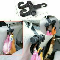 Jual Gantungan Barang Mobil Car Seat Hanger Hook Holder Bag Organizer 2in1 Murah
