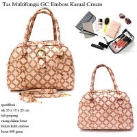 Jual HV1008 Tas branded multifungsi GC emboss kasual crea KODE BIS1062 Murah