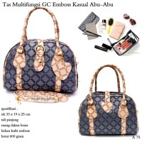 Jual HV1007 Tas branded multifungsi GC emboss kasual abua KODE BIS1061 Murah