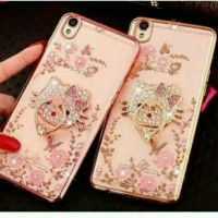 shinning flower diamond ring kitty oppo a37 f3 Indonesia a57 a39