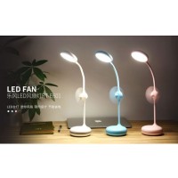 Jual Original REMAX RT-E601 - Lampu Meja LED dengan Kipas Mini - 2 in 1 4W Murah