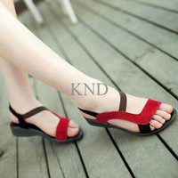 Jual Sepatu Wanita / Cewek Flat Xena Merah KND Murah