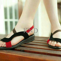 Jual Sepatu Wanita / Cewek Flat Xena Hitam KND Murah