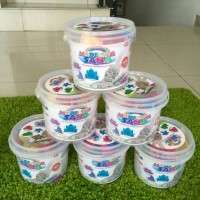 Jual Mainan Pasir Kinetik 1 kg + 8 cetakan + 2 sekop Murah