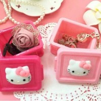 Jual Kotak serbaguna hello kitty doraemon simpan koin jepitan perhiasan Murah