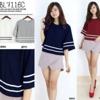Jual BL7116C - bahan crepe - LD : 100cm - panjang : 50cm -ada kancing dibel Murah