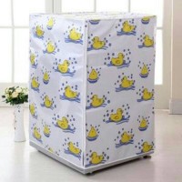 Jual Cover Mesin Cuci Buka Atas DUCK BEBEK Bahan Satin Tebal Anti Air Murah