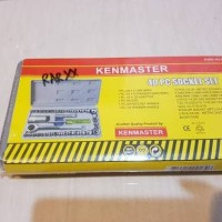 Jual Kunci Sock 40 pcs tool kit shock ratchet set kenmaster Murah