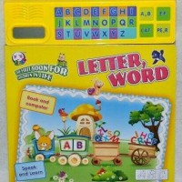 Jual MIANAN ANAK - BUKU ANAK LETTERS WORD MENGENAL ALPHABET SPEAK LEARN Murah