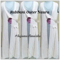 Outer Naura Rabbani, outvest cardigan gamis Atasan formal outer kerja