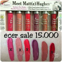 Jual ECER MEET MATTE HUGHES THE BALM Murah