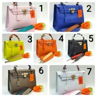 Tas wanita Hermes kelly diamond super