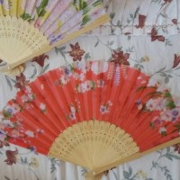 Jual Souvenir Pernikahan Kipas jepang polos Murah