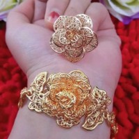 Jual set xuping gelang & cincin 21.8 Murah
