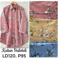 Jual KEMEJA TUNIK KATUN BALOTELI SALUR JUMBO Murah