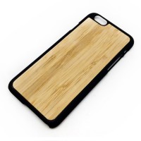 Jual Bamboo Wood Case for iPhone 6 - Black Berkualitas Murah
