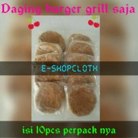 Jual Daging Burger Grill saja isi 10pcs Murah