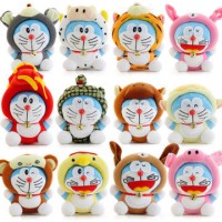 Jual Boneka rekam karakter doraemon zodiac shio doll toy recorded valentine Murah