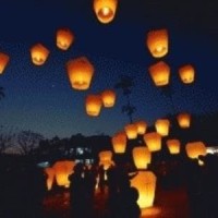 Jual lampu lampion terbang sky lantern barang unik china Murah