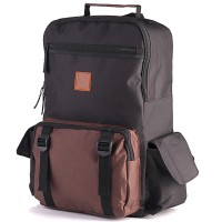 Jual INFICLO MAN BACKPACK / TAS RANSEL PRIA DINIER COKELAT HITAM LAPTOP Murah
