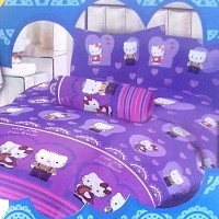 Jual Sprei Lady Rose Disperse 120 2in1 Sorong - Hello Kitty Limited Murah