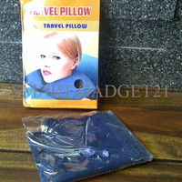Jual BANTAL LEHER ANGIN TIUP SET / TRAVEL PILLOW INFLATABLE MURAH TERLARIS Murah