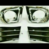 Jual RING FOG LAMP AVANZA FULL CHROME + KISI - KISI BUMPER DEPAN Murah