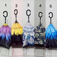 Jual Supplier Payung Terbalik Gagang C Reverse Umbrella karakter Murah