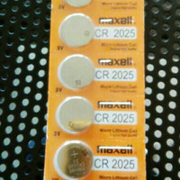 Jual TERBATAS Maxell CR2025 Lithium 3V Button Cell Kancing Remote Jam Timba Murah