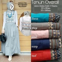 Jual MURAH DRESS MUSLIM OVERAL TENUN/BAJU GAMIS MUSLIM TERLARIS Murah