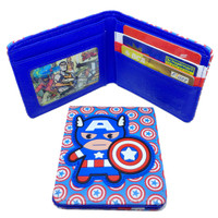 Jual Dompet Captain America Karakter Marvel Anak Avengers Kulit Laki Pria Murah