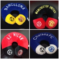 Jual Bantal leher bola mu barca inter chelsea juventus arsenal liverpool Murah