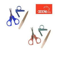 Jual PROMO SCISSORS GUNTING KUKU BAYI APPLE MANICURE SET cherrybabykidsshop Murah