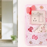 Jual Hiasan PInggir Saklar Lampu dengan Kantong Motif Murah