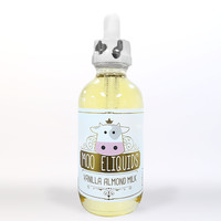 Jual Moo eLiquid - Vanilla Almond Milk Premium USA 60ml 3mg Vape Vaporize R Murah