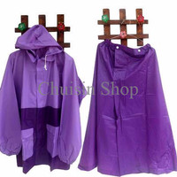 Jual EXCLUSIVE Jas Hujan Rok Wanita Muslimah Salsa (Ungu) BEST SELLER & REC Murah