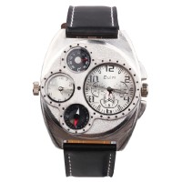Jual Jam Tangan Kulit Pria Oulm Mechanical Analog Quartz Leather 1155 Murah