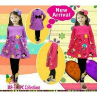 Jual SALE...setelan tgn pjg tsum2 size 2 & 4 Little pineapple Murah