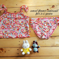 Jual Jual baju renang anak cewek (sweet flower swimsuit) murah Murah