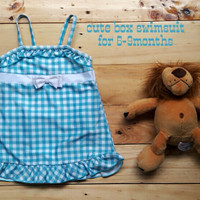 Jual jual baju renang anak cewek (cute box swimsuit) Murah