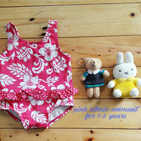 Jual Jual baju renang anak cewek (pink ethnic swimsuit) murah Murah