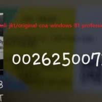 Jual Software Original COA Windows 8.1 Professional 64 bit OEM tanpa CD Murah