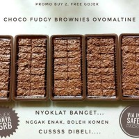 Jual Choco Fudgy Brownies Ovomaltine Homemade Murah