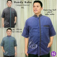 Jual baju koko lengan pendek tasmatas pocket Murah
