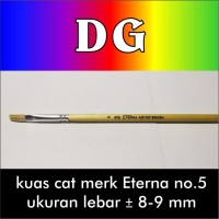 Jual Kuas Cat Lukis model bulu flat merk Eterna no.5 Murah