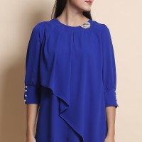 Jual Blus Flare Top Jucci L2614 - Blue Murah