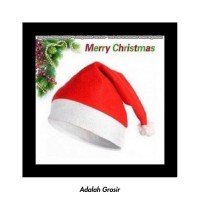Jual ADALAH topi santa claus natal merry christmas hat Murah