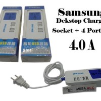 Jual Samsung Dekstop Charger Socket & 4 Port Usb ( 2A &4A ) Grosir Murah