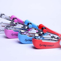 Jual DISKON Mesin Jahit Tangan Mini Stapless Baju Celana Sewing Singer Stap Murah